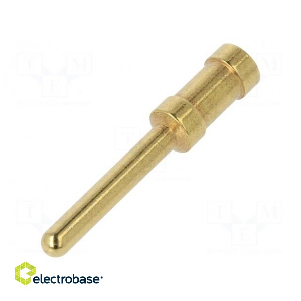 Contact | male | 4mm2 | 12AWG | gold-plated | crimped | bulk | for cable