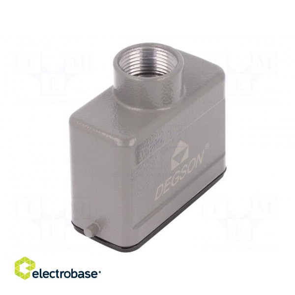 Enclosure: for HDC connectors | size D10A | for cable | for latch