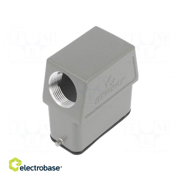 Enclosure: for HDC connectors | size D10A | for cable | for latch image 1