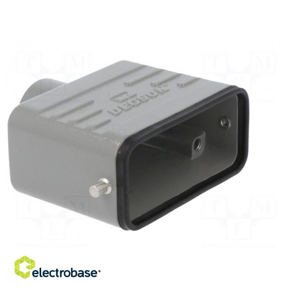 Enclosure: for HDC connectors | size D10A | for cable | for latch image 7