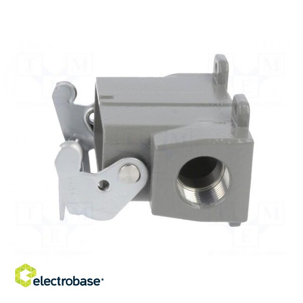 Enclosure: for HDC connectors | size D10A | with latch | angled image 3