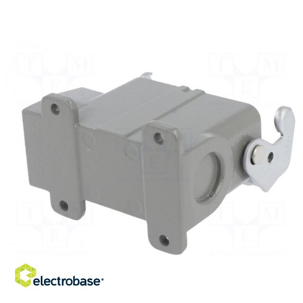 Enclosure: for HDC connectors | size D10A | with latch | angled image 4