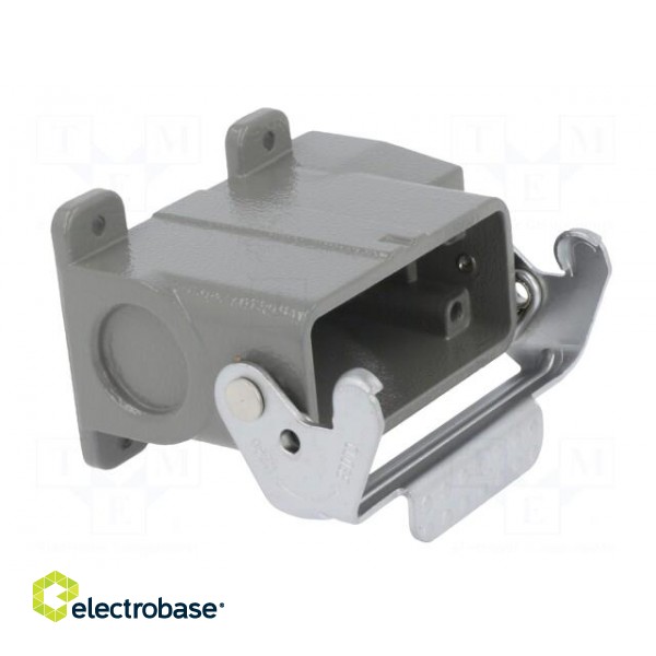 Enclosure: for HDC connectors | size D10A | with latch | angled image 8