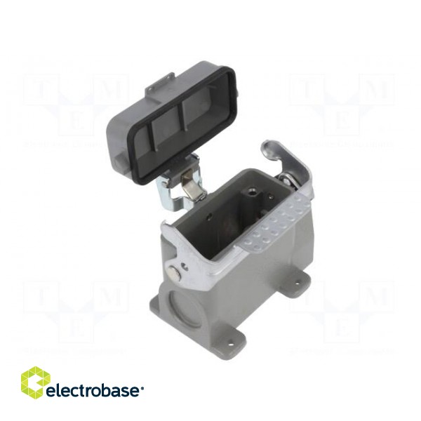 Enclosure: for HDC connectors | size D10A | with latch | with cover image 1