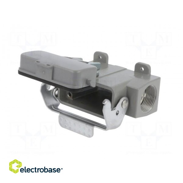 Enclosure: for HDC connectors | size D10A | with latch | with cover image 2
