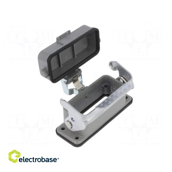 Enclosure: for HDC connectors | size D10A | with latch | with cover image 1