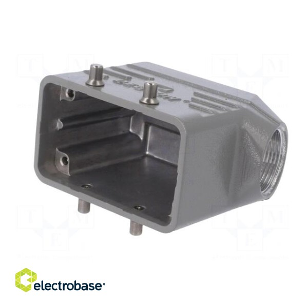 Enclosure: for HDC connectors | size D10B | for cable | angled | M25 image 2