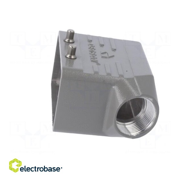 Enclosure: for HDC connectors | size D10B | for cable | angled | M25 image 3