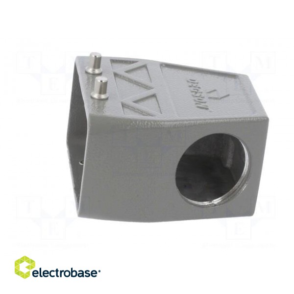 Enclosure: for HDC connectors | size D10B | for cable | angled | M32 image 3