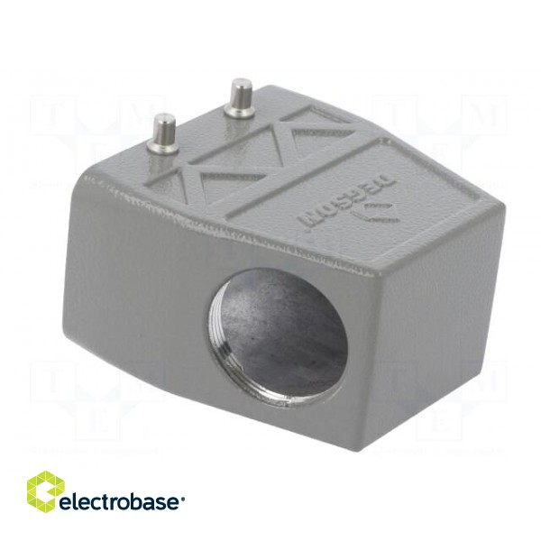 Enclosure: for HDC connectors | size D10B | for cable | angled | M32 paveikslėlis 4