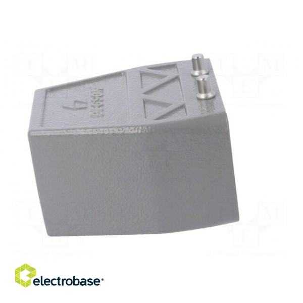 Enclosure: for HDC connectors | size D10B | for cable | angled | PG21 paveikslėlis 7