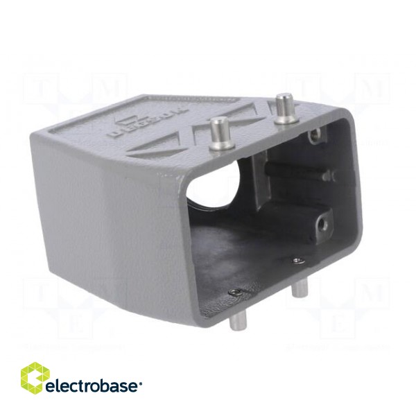 Enclosure: for HDC connectors | size D10B | for cable | angled | PG21 paveikslėlis 8