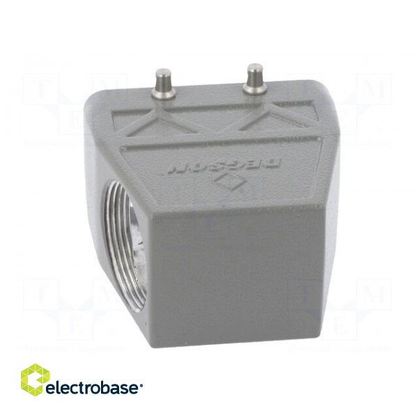 Enclosure: for HDC connectors | size D10B | for cable | angled | PG29 image 5