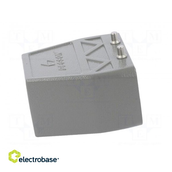 Enclosure: for HDC connectors | size D10B | for cable | angled | PG29 image 7