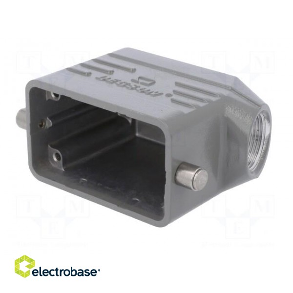 Enclosure: for HDC connectors | size D10B | for cable | for latch image 2