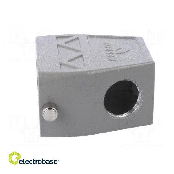 Enclosure: for HDC connectors | size D10B | for cable | for latch фото 1