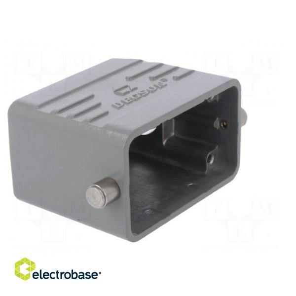 Enclosure: for HDC connectors | size D10B | for cable | for latch фото 3