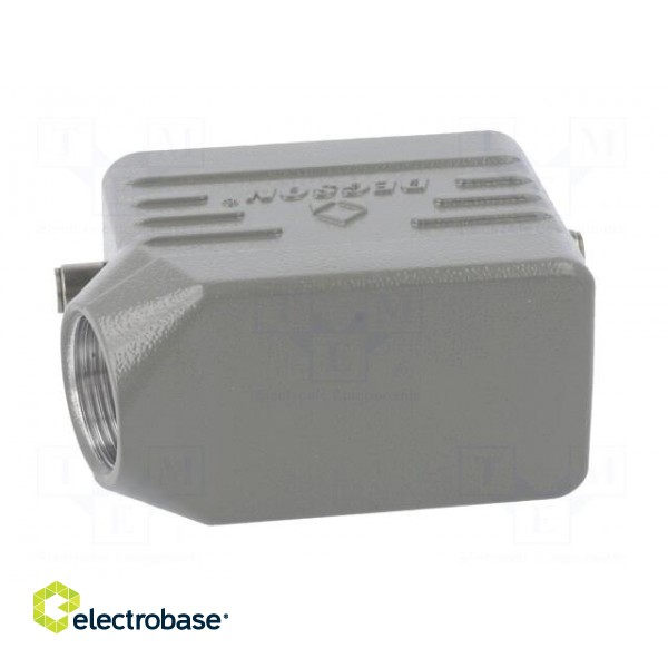 Enclosure: for HDC connectors | size D10B | for cable | for latch image 5