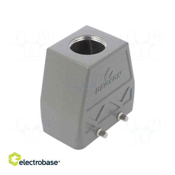 Enclosure: for HDC connectors | size D10B | for cable | straight paveikslėlis 1