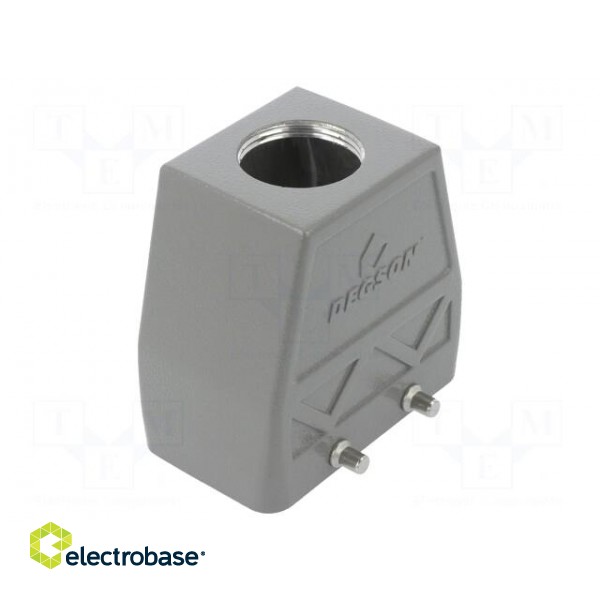 Enclosure: for HDC connectors | size D10B | for cable | straight фото 1