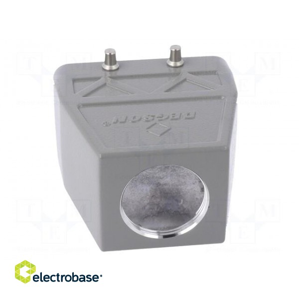 Enclosure: for HDC connectors | size D10B | for cable | straight paveikslėlis 5