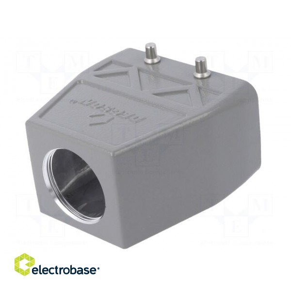 Enclosure: for HDC connectors | size D10B | for cable | straight фото 6