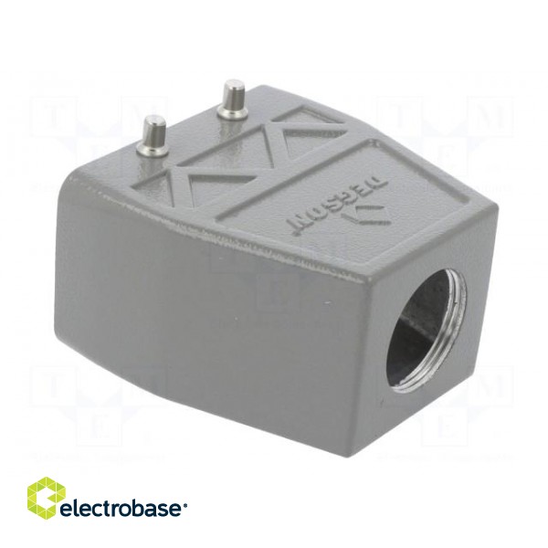 Enclosure: for HDC connectors | size D10B | for cable | straight фото 4