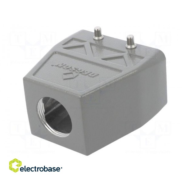 Enclosure: for HDC connectors | size D10B | for cable | straight фото 6