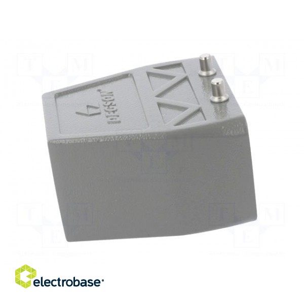 Enclosure: for HDC connectors | size D10B | for cable | straight image 7