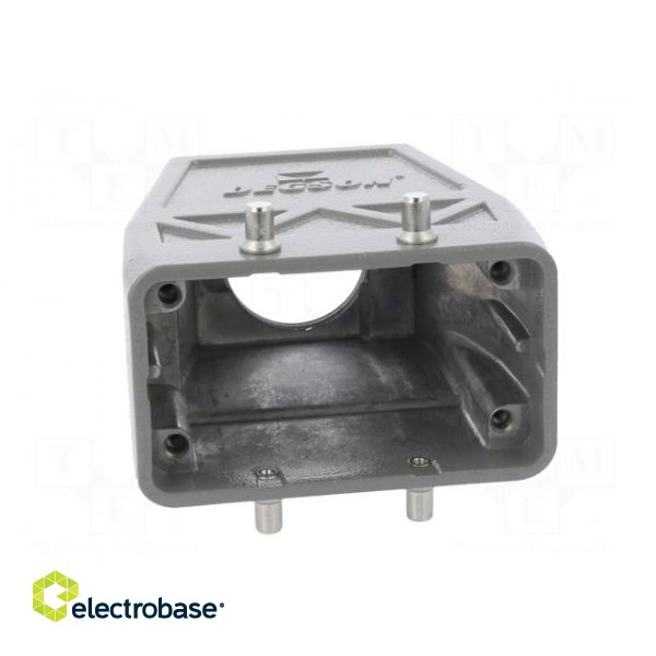 Enclosure: for HDC connectors | size D10B | for cable | straight фото 9