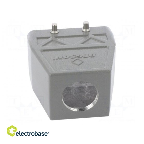 Enclosure: for HDC connectors | size D10B | for cable | straight paveikslėlis 5