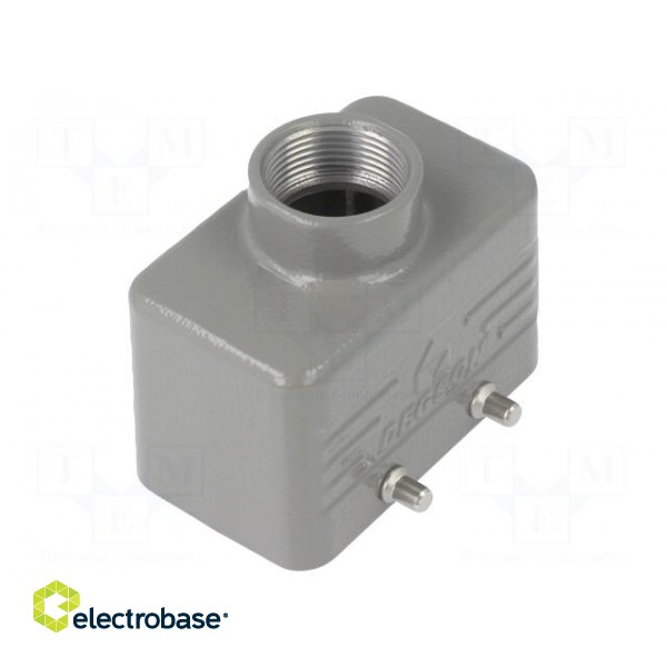 Enclosure: for HDC connectors | size D10B | for cable | straight image 1