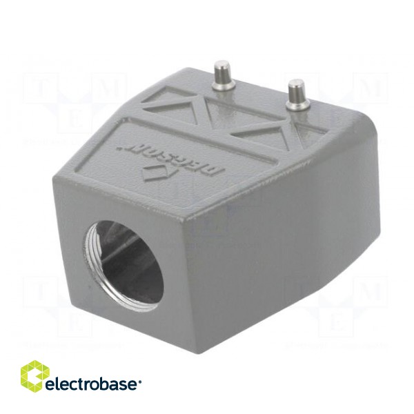 Enclosure: for HDC connectors | size D10B | for cable | straight paveikslėlis 6
