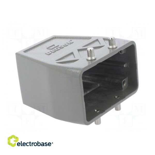 Enclosure: for HDC connectors | size D10B | for cable | straight paveikslėlis 8
