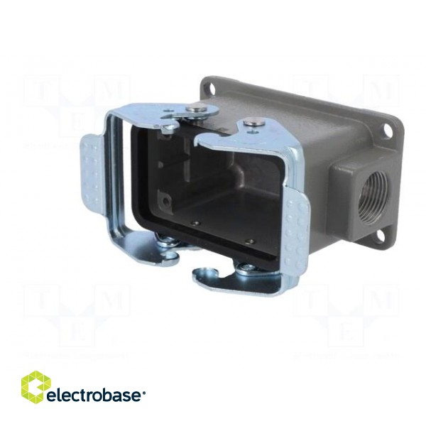 Enclosure: for HDC connectors | size D10B | with double latch image 2