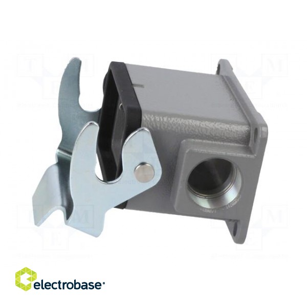 Enclosure: for HDC connectors | size D10B | with latch | angled image 3