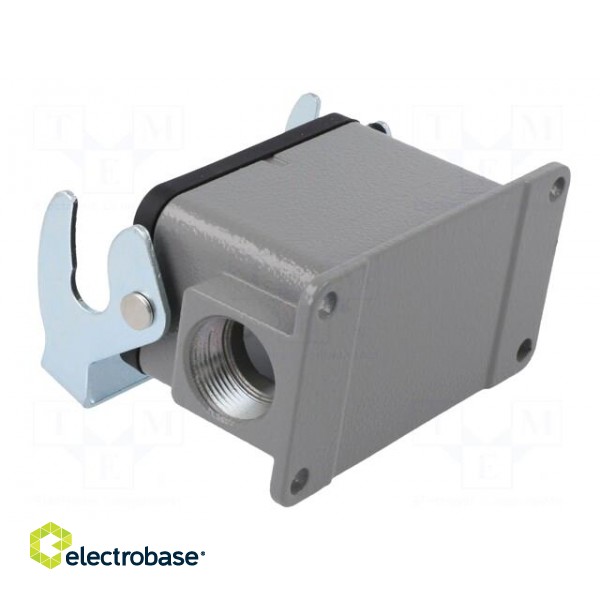 Enclosure: for HDC connectors | size D10B | with latch | angled image 4