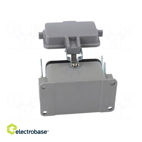 Enclosure: for HDC connectors | size D10B | with latch | with cover image 5