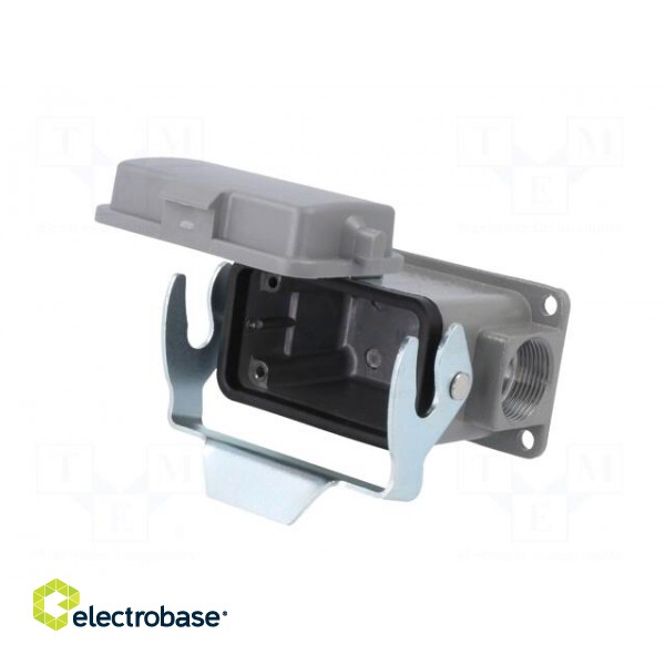 Enclosure: for HDC connectors | size D10B | with latch | with cover image 2