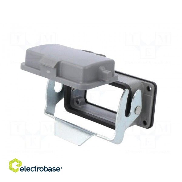 Enclosure: for HDC connectors | size D10B | with latch | with cover image 1