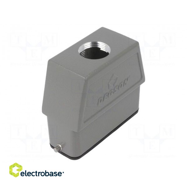 Enclosure: for HDC connectors | size D16A | for cable | for latch фото 1