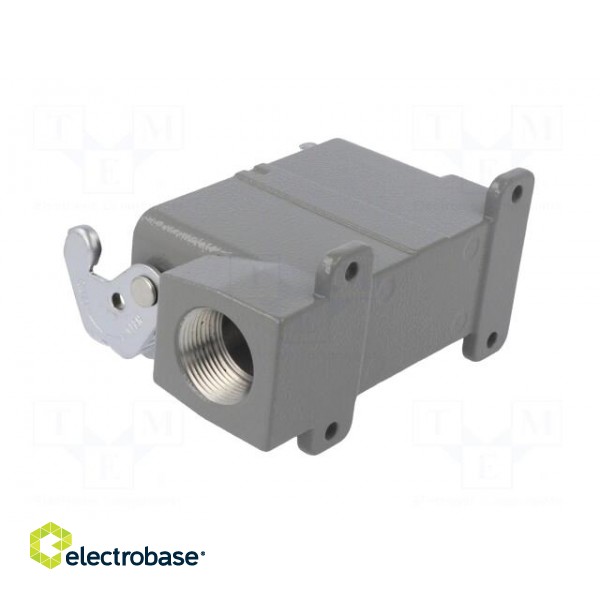 Enclosure: for HDC connectors | size D16A | with latch | angled image 4