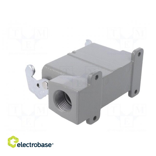 Enclosure: for HDC connectors | size D16A | with latch | angled image 4