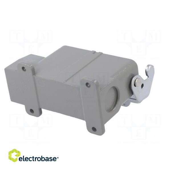 Enclosure: for HDC connectors | size D16A | with latch | angled image 6