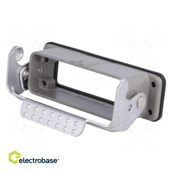 Enclosure: for HDC connectors | size D16A | with latch | straight image 2