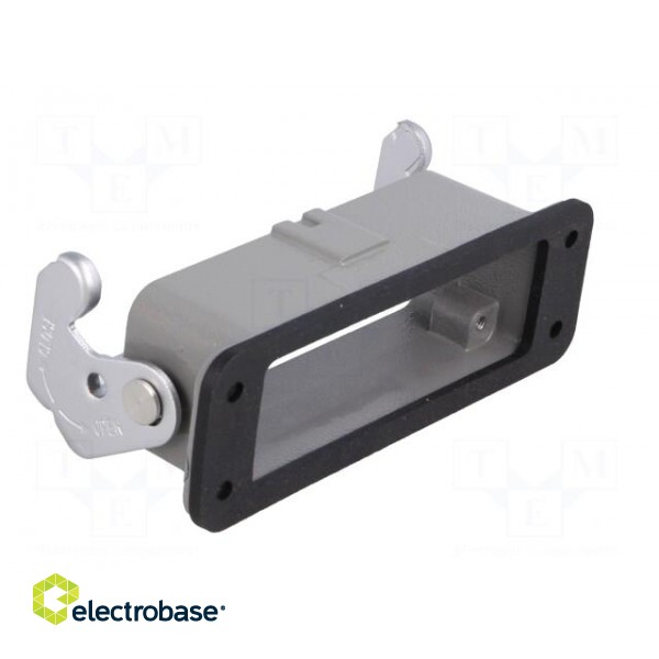 Enclosure: for HDC connectors | size D16A | with latch | straight image 4