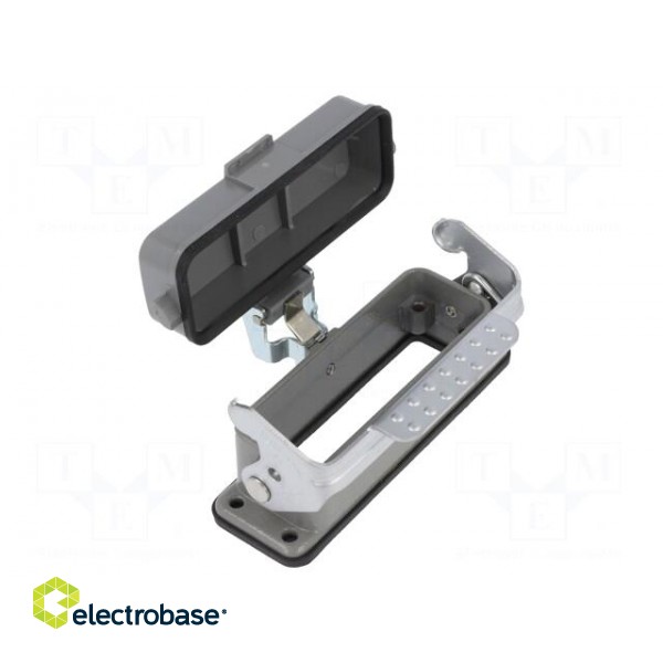 Enclosure: for HDC connectors | size D16A | with latch | with cover image 1