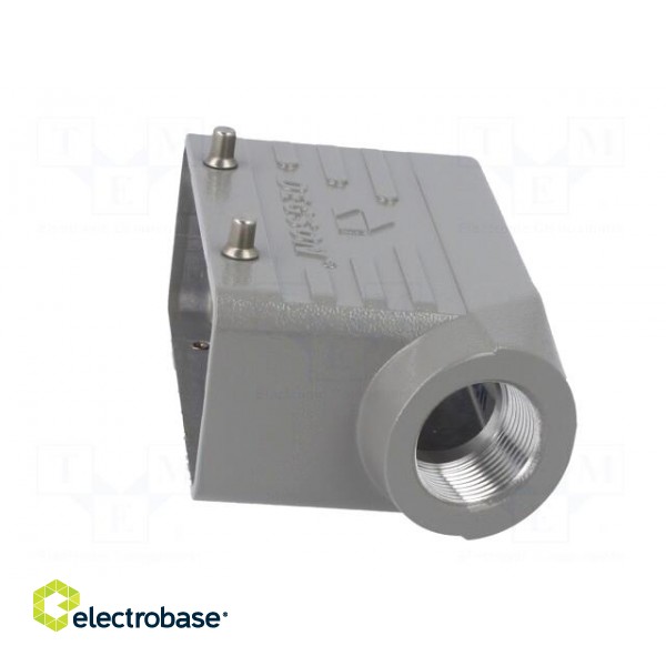 Enclosure: for HDC connectors | size D16B | for cable | angled | M25 image 3