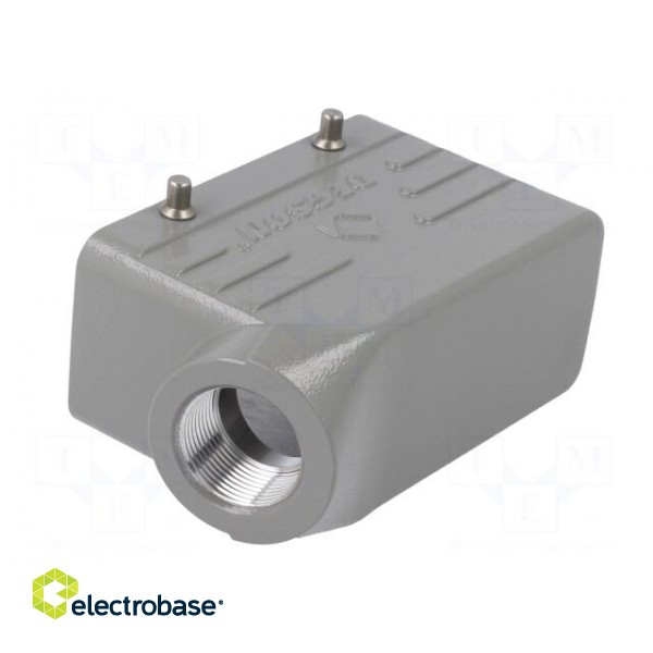 Enclosure: for HDC connectors | size D16B | for cable | angled | M25 image 4