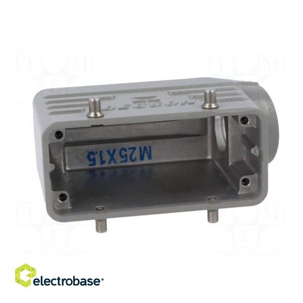 Enclosure: for HDC connectors | size D16B | for cable | angled | M25 image 9